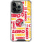 NFL Kansas City Chiefs White Blast iPhone 16 Pro Clear Case